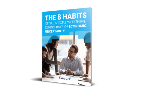 8 Habits of Salespeople Who Thrive During Times of Economic Uncertainty - 3D Cover Image